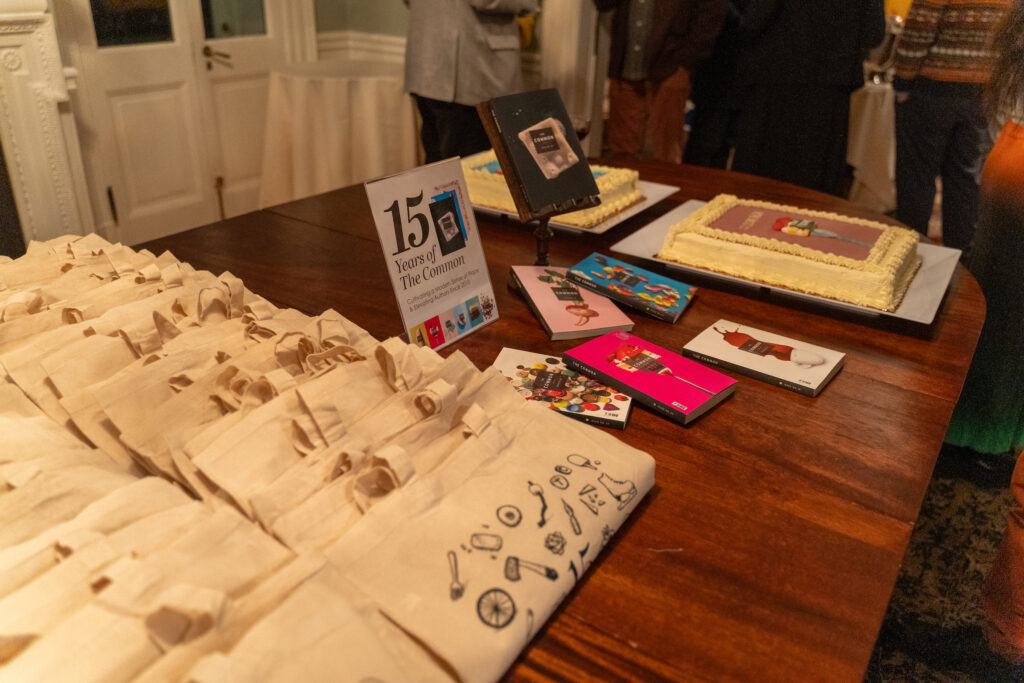 A spread showcasing the magazine greeted guests as they arrived.