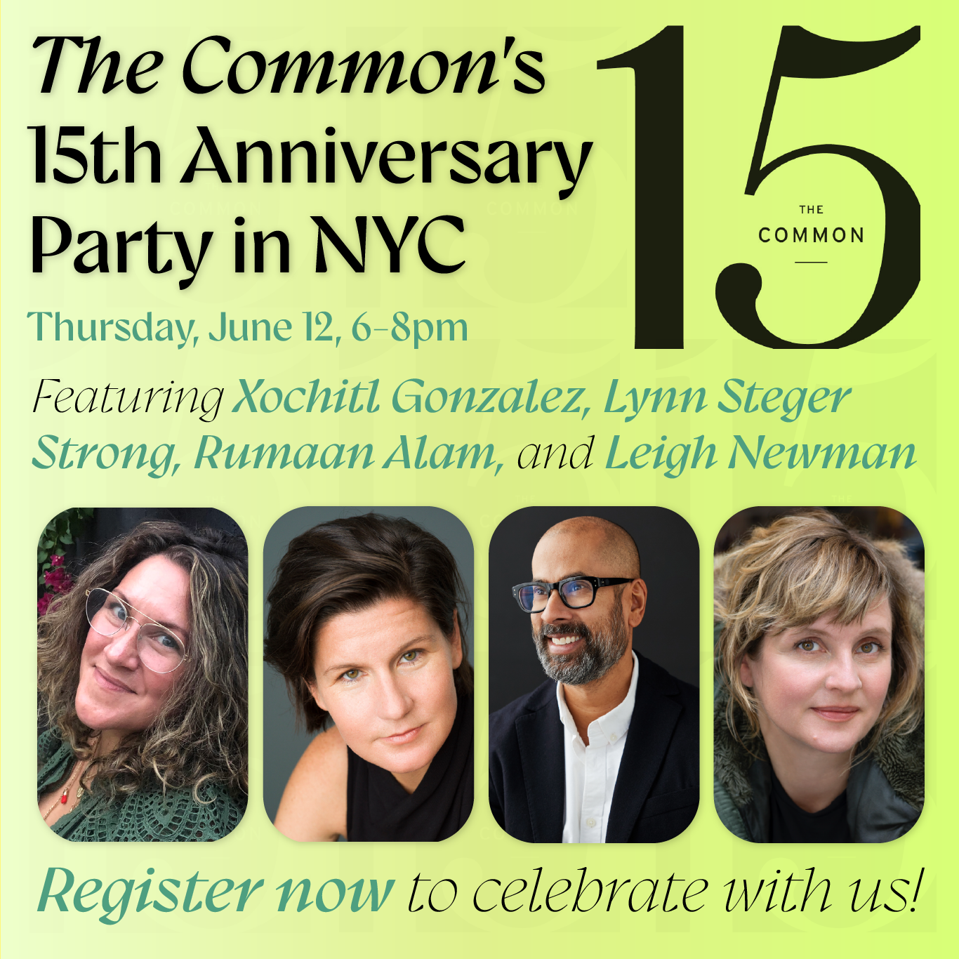 The Common's 15th anniversary party