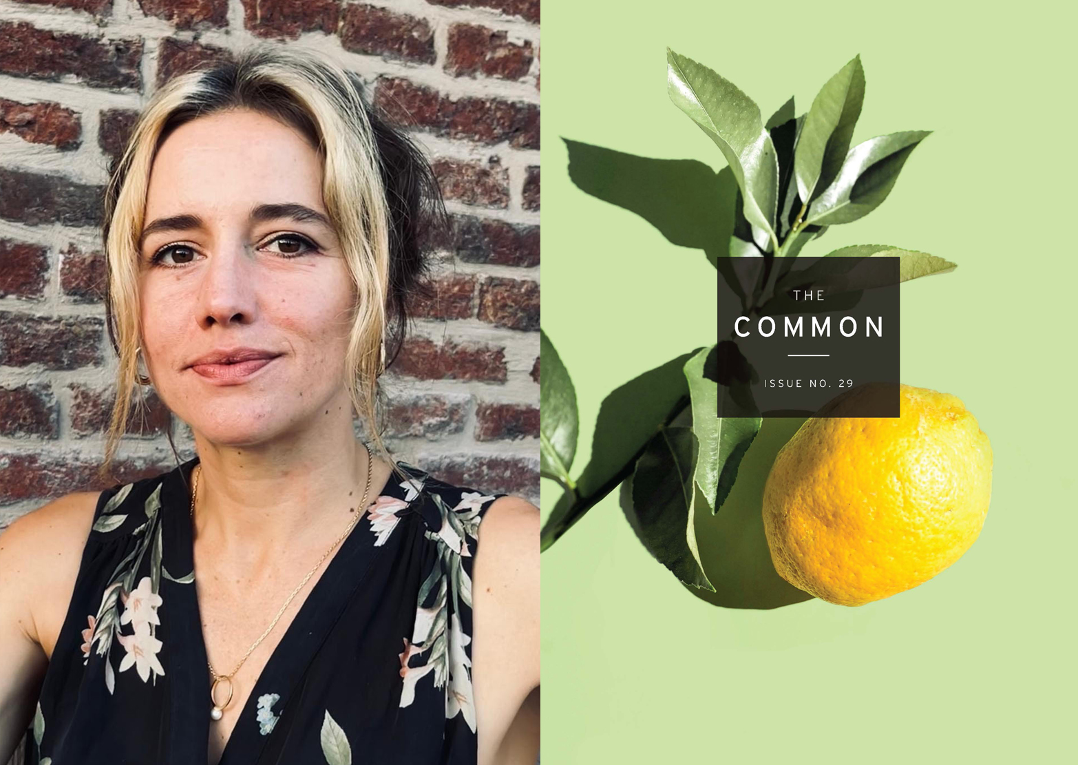 Lily Lloyd Burkhalter's headshot and Issue 29 cover