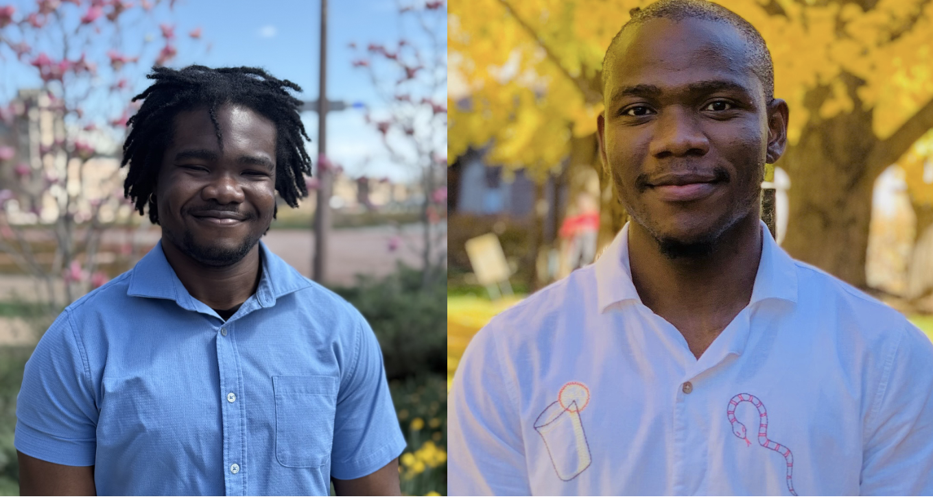 David Emeka (left) and Chukwuebuka Ibeh (right)